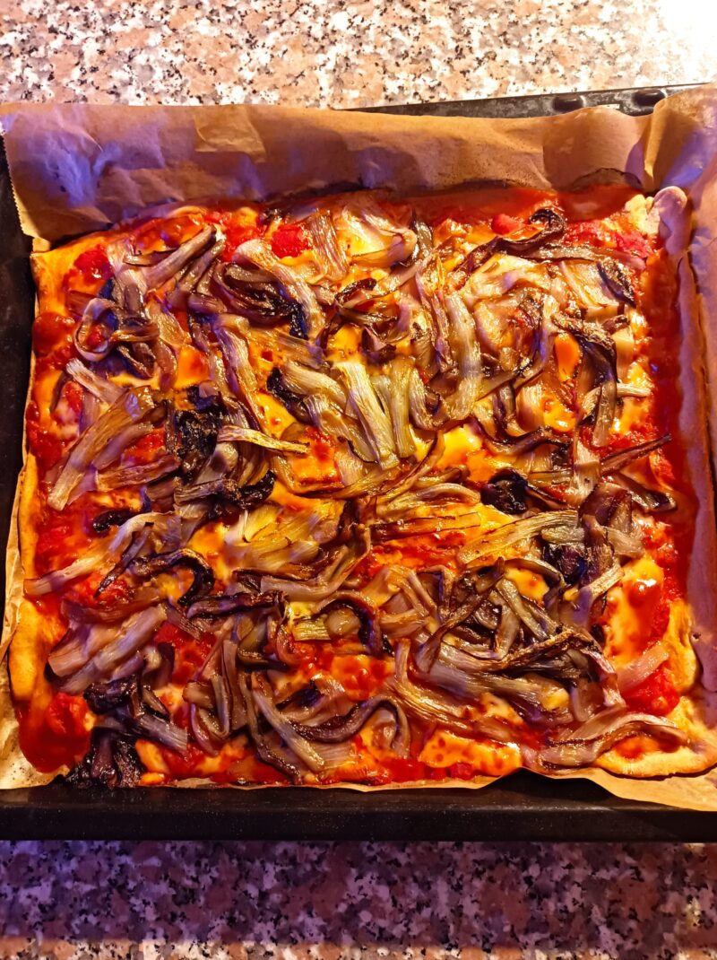 Pizza con Radicchio Rosso Trevigiano
