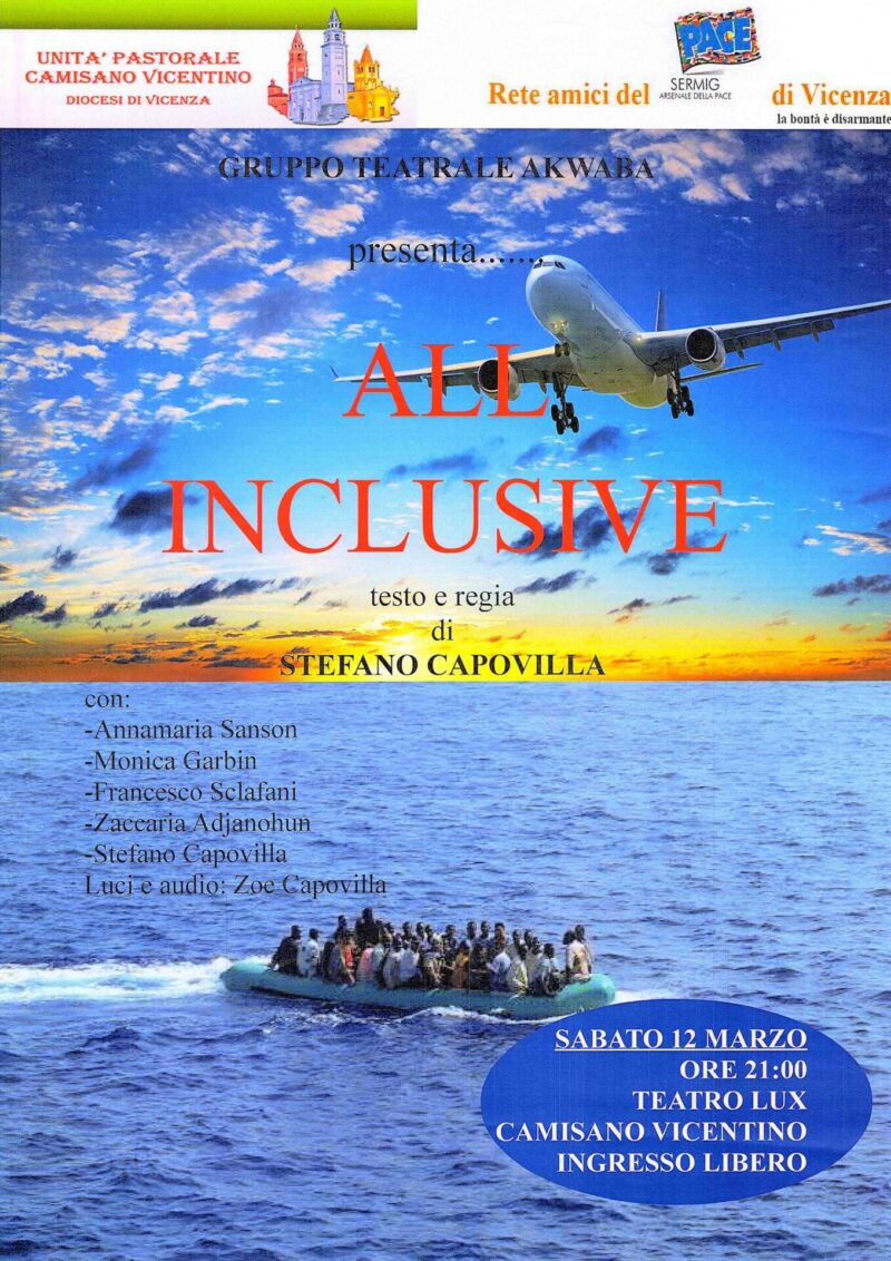 Arriva All Inclusive al Cinema Teatro Lux di Camisano.
