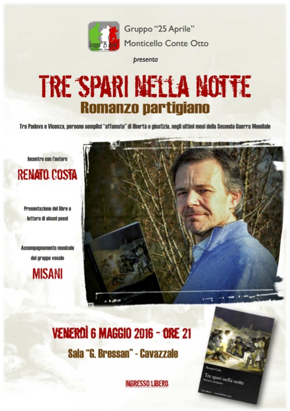 Cultura e Musica a braccetto nella serata di Renato Costa