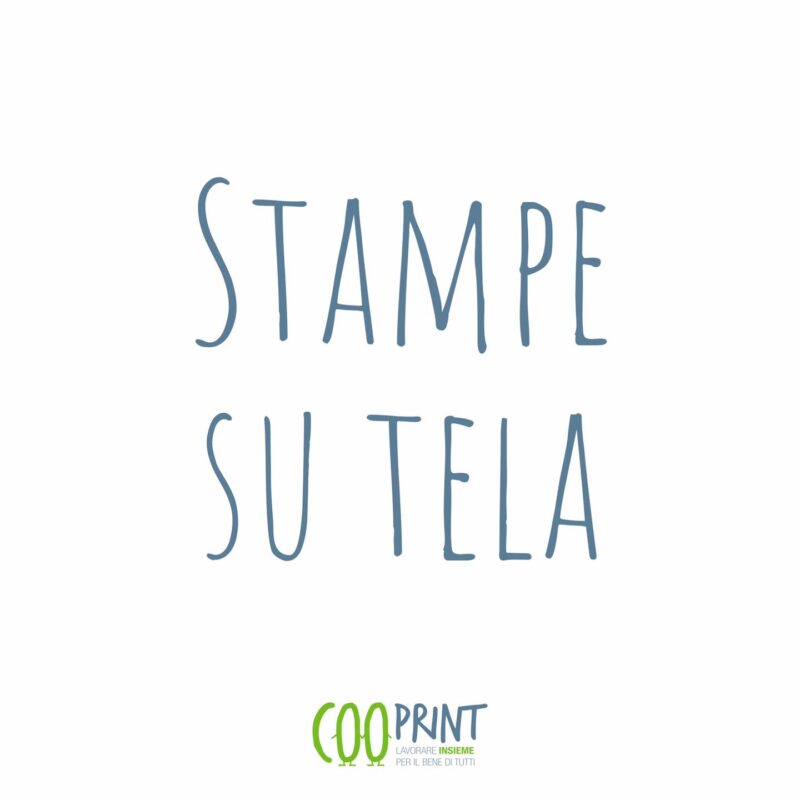 Stampa su tela in tipografia? Vai da Cooprint.it