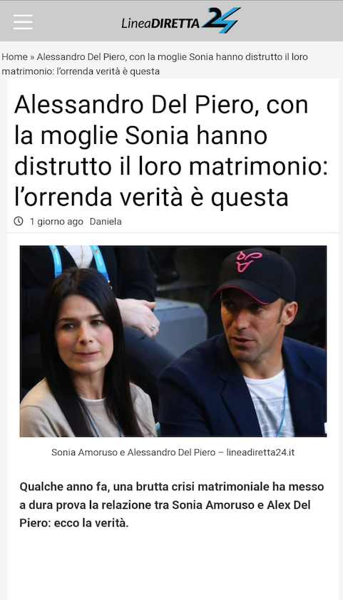 Matrimoni storici e falsi divorzi