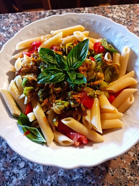 Penne Fredde ai Fiori di Zucca