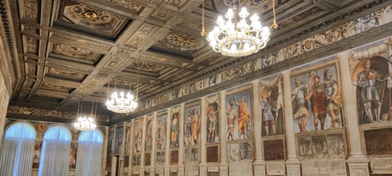 Padova – Sala affrescata Reggia dei Carraresi